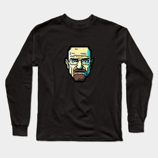 Walter white pixel Long Sleeve T-Shirt